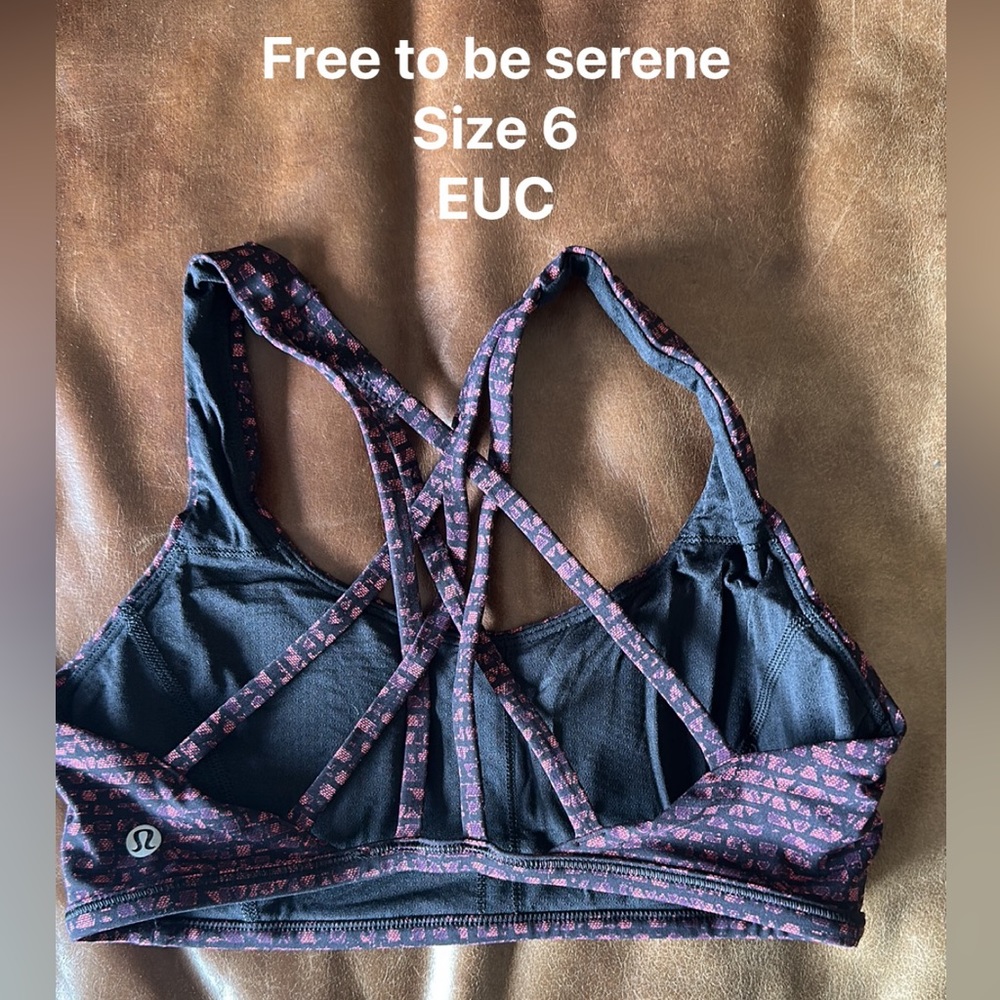 Lululemon free to be serene bra size 6